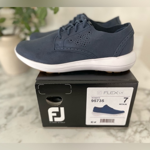 FootJoy Shoes - FJ FootJoy Flex LX Spikeless Golf Shoes Womens Size 7 Blue
